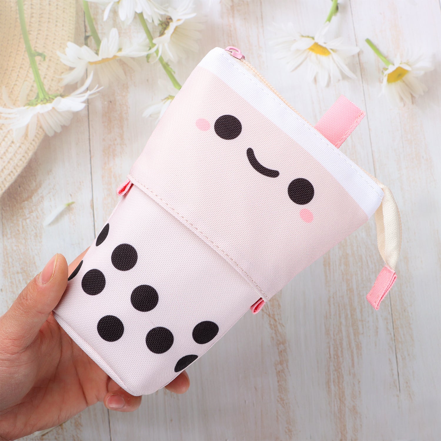 Kawaii Boba Milk Tea Pencil Cases