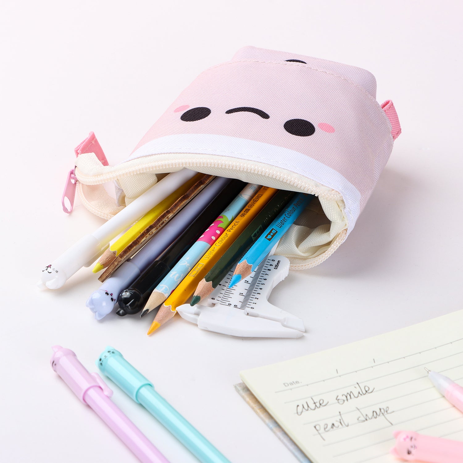 Kawaii Boba Milk Tea Pencil Cases
