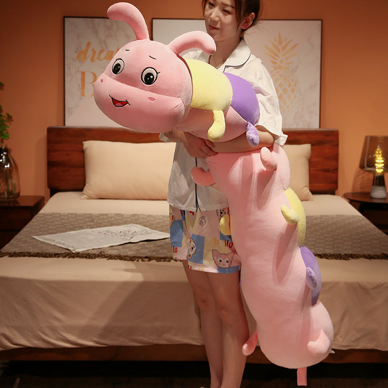 Kawaii Colorful Caterpillar Plushies Duo