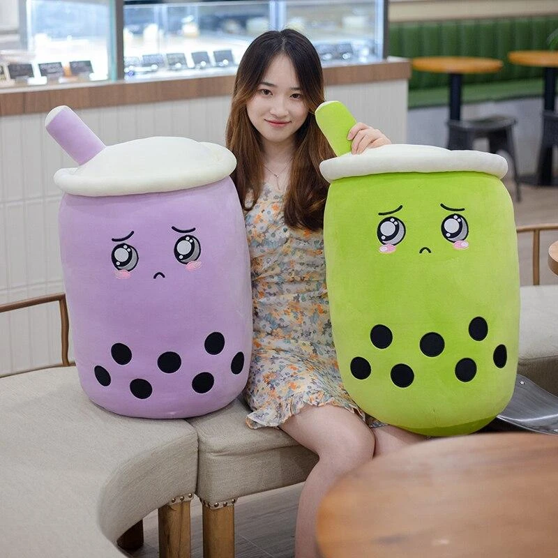 Kawaii Adorably Sad Boba Tea Plushies