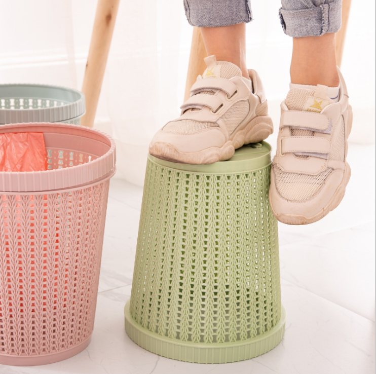 Kawaii Colorful Trash Cans
