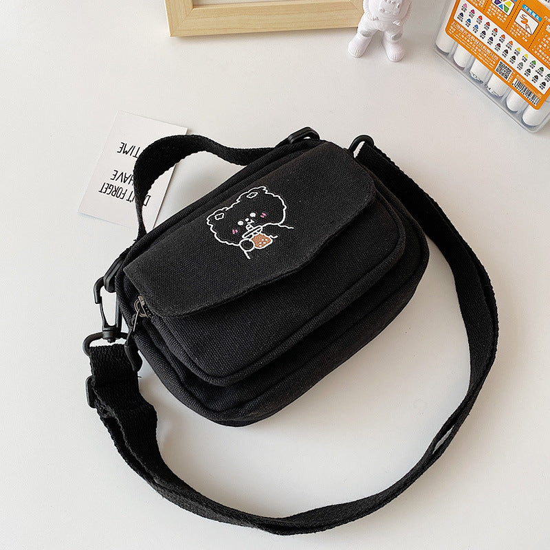 Kawaii Milk Tea Bear Shoulder Bag