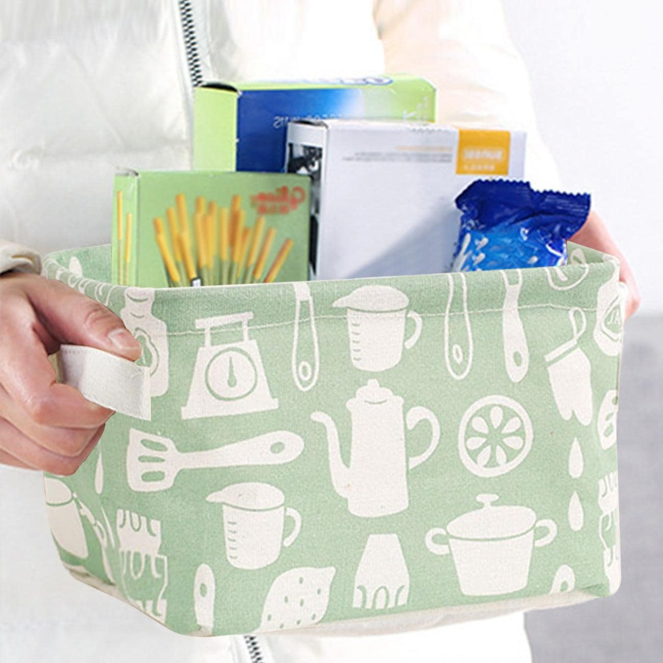 Kawaii Fabric Baskets Collection