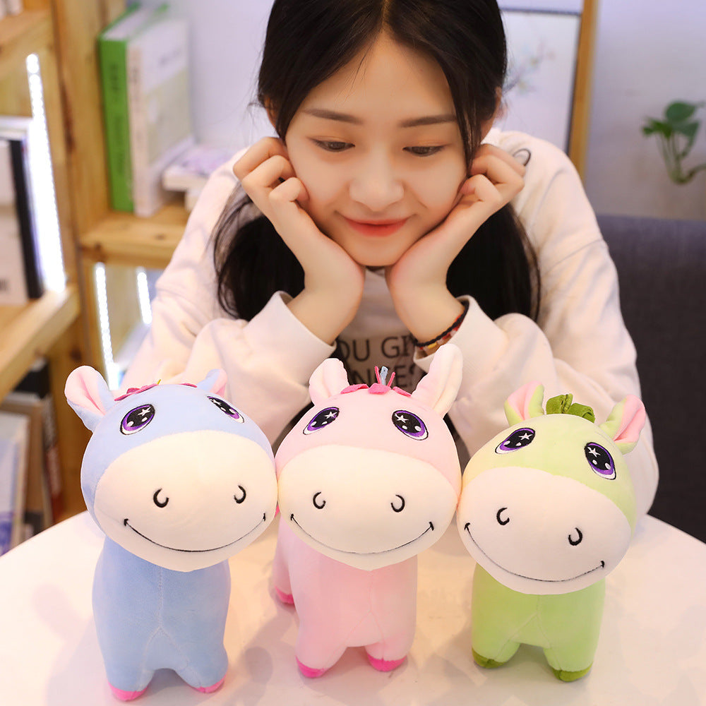 Kawaii Colorful Donkey Plushies