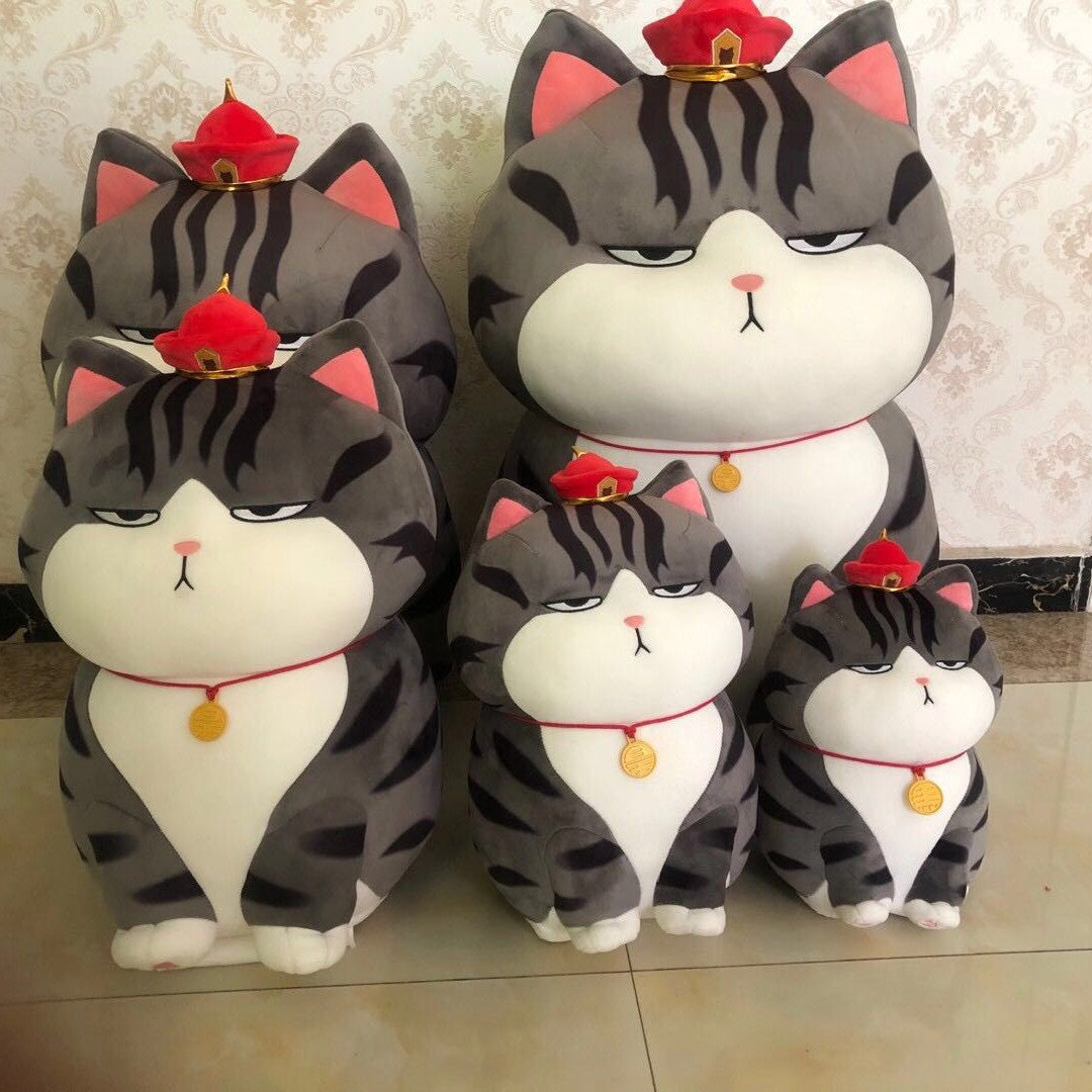 Kawaii Majestic Emperor Cat Plushie