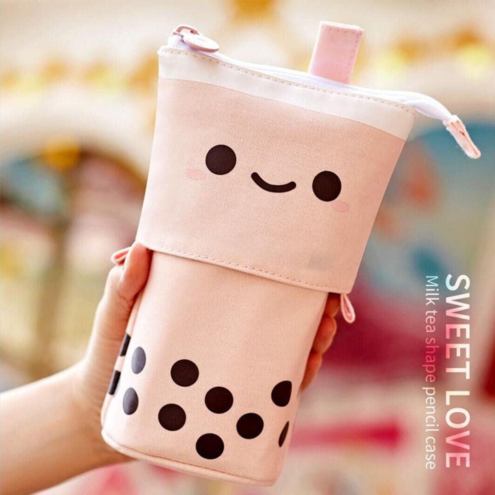 Kawaii Boba Milk Tea Pencil Cases