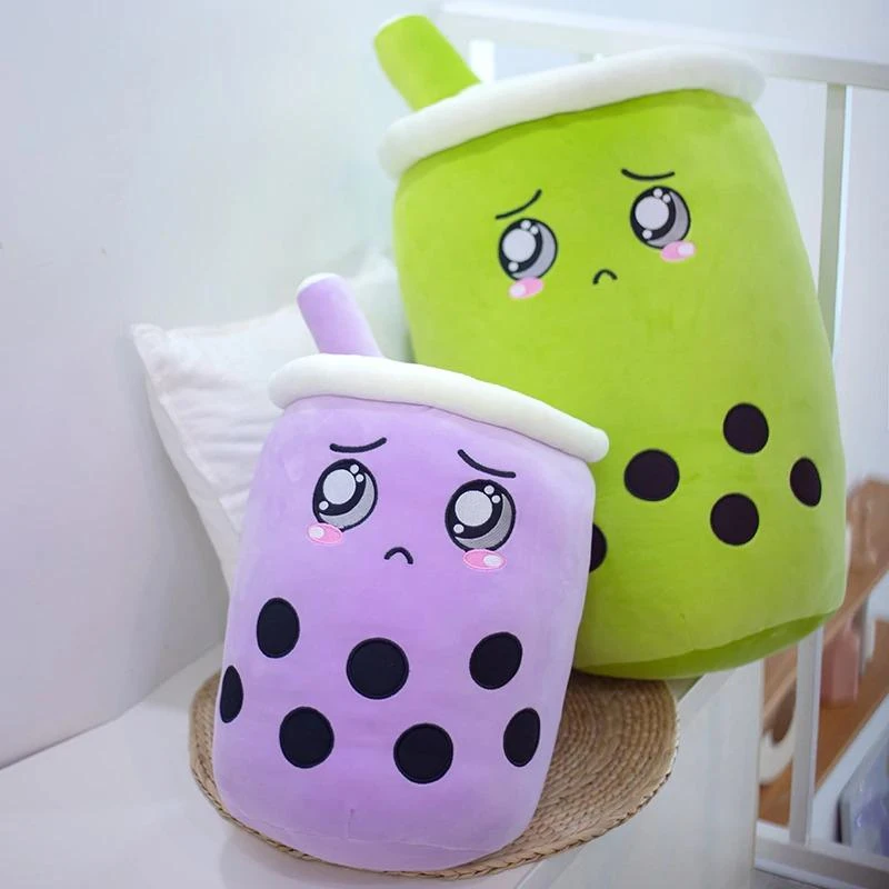 Kawaii Adorably Sad Boba Tea Plushies