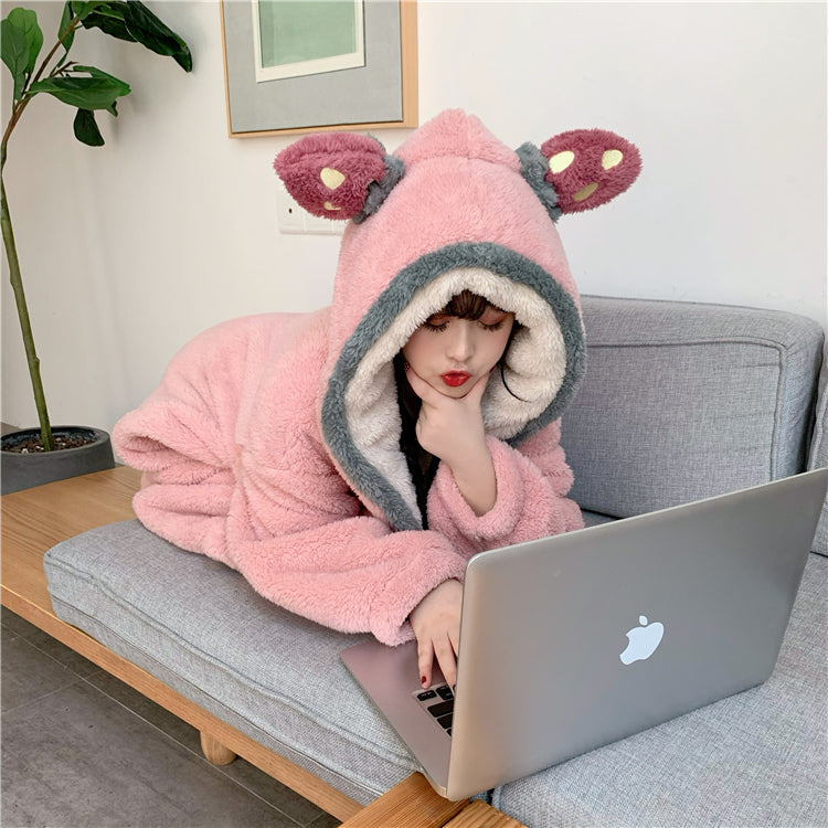 Kawaii Strawberry Nightdress & Pajama Set