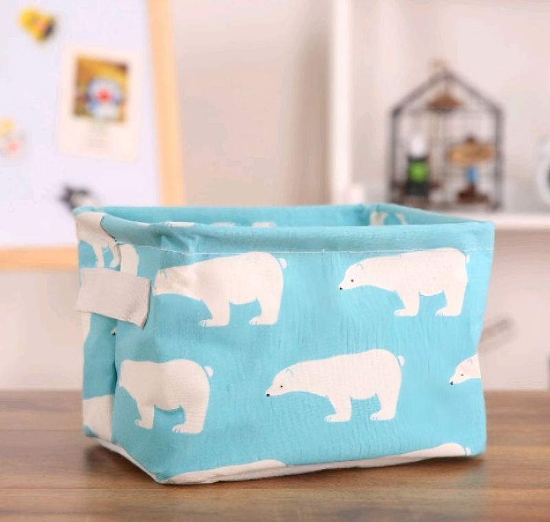 Kawaii Fabric Baskets Collection