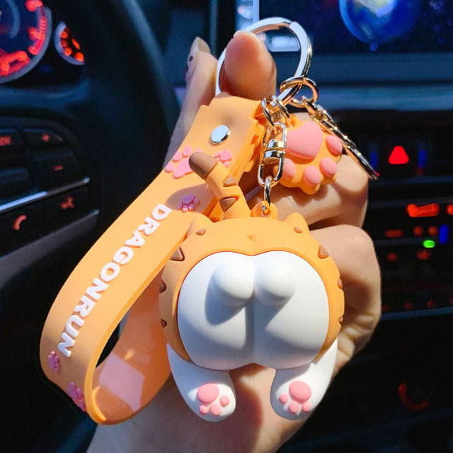 Kawaii Cat Butt Keychains