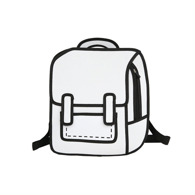 Kawaii 3D Cartoon Canvas Backpacks