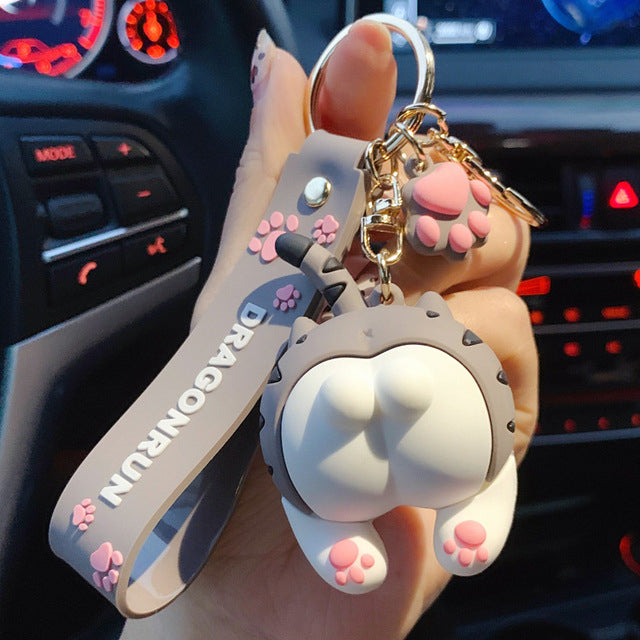Kawaii Cat Butt Keychains