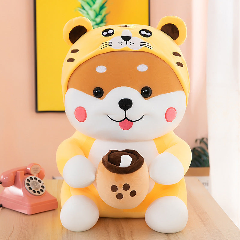 Kawaii Milk Tea Shiba Inu Plushies