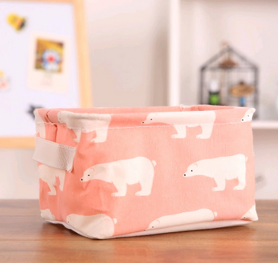 Kawaii Fabric Baskets Collection
