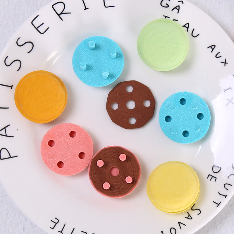 Colorful Macarons Erasers Pack