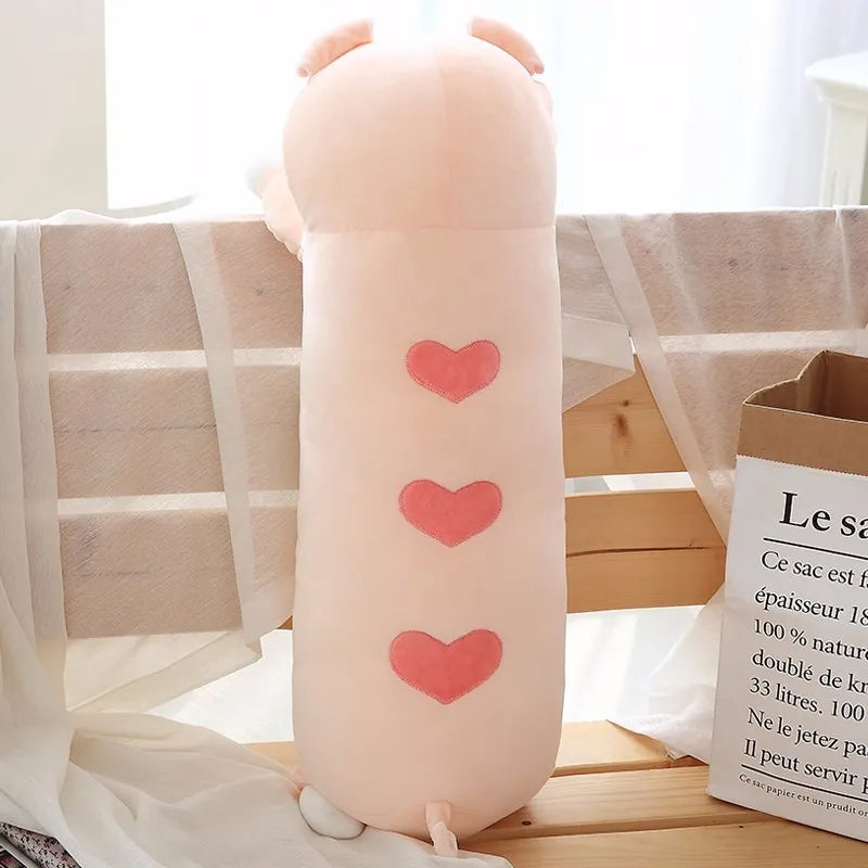 Enchanting Heart Hands Pig Plushie