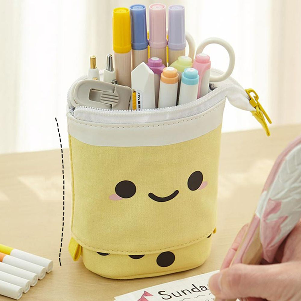 Kawaii Boba Milk Tea Pencil Cases
