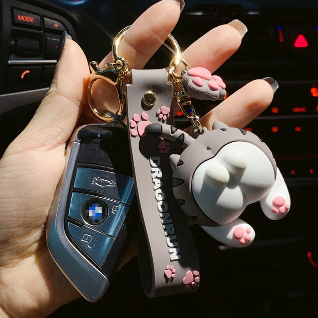 Kawaii Cat Butt Keychains
