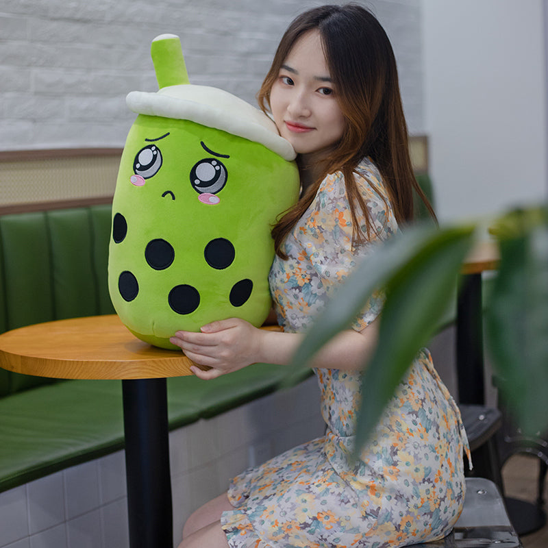 Kawaii Adorably Sad Boba Tea Plushies