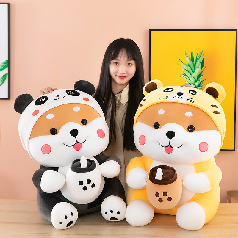 Kawaii Milk Tea Shiba Inu Plushies