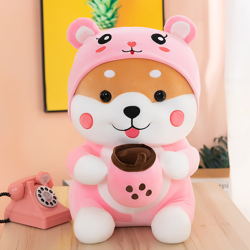 Kawaii Milk Tea Shiba Inu Plushies