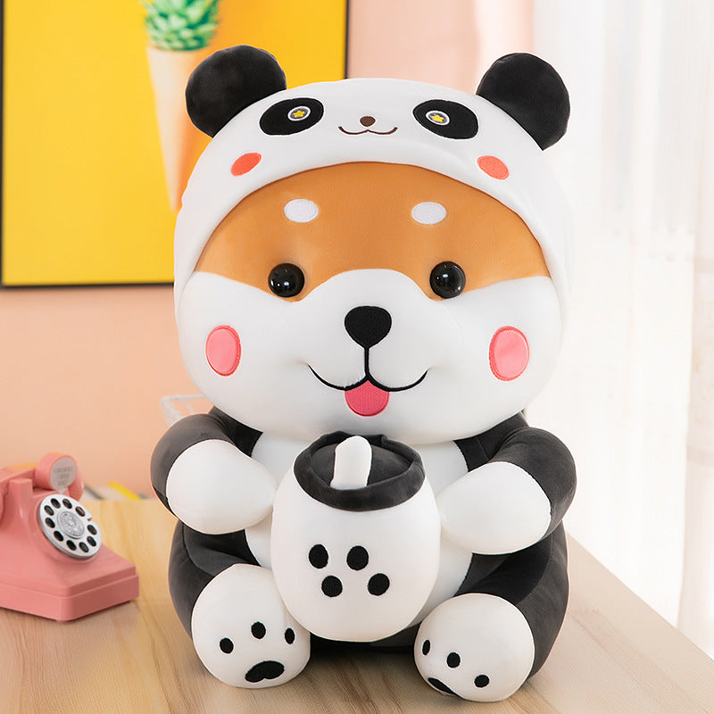 Kawaii Milk Tea Shiba Inu Plushies