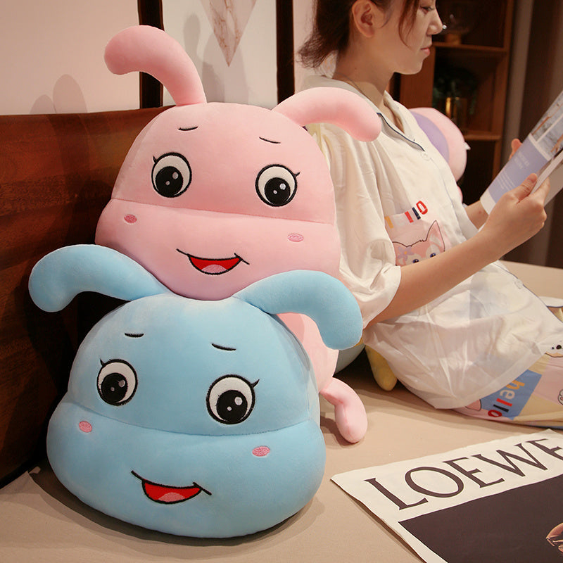 Kawaii Colorful Caterpillar Plushies Duo