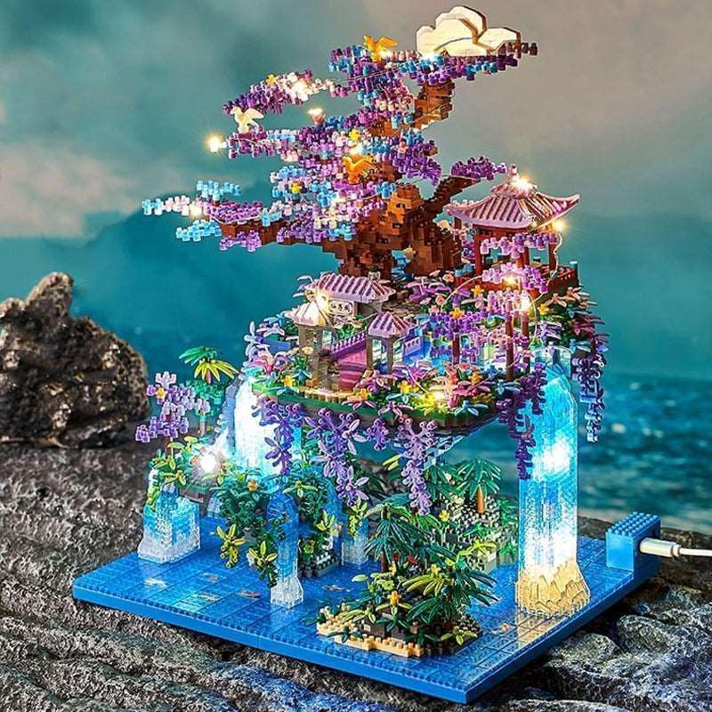 Ancient Japanese Sky Island Dojo Building Blocks
