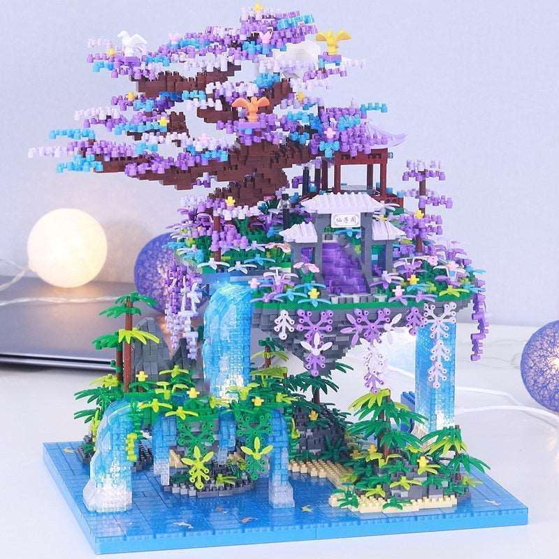 Ancient Japanese Sky Island Dojo Building Blocks