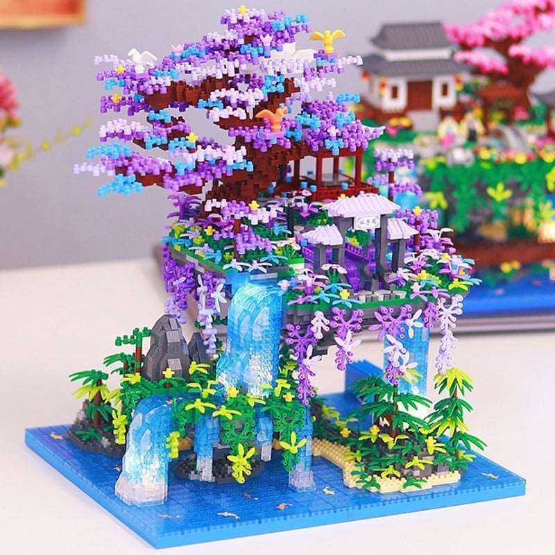 Ancient Japanese Sky Island Dojo Building Blocks