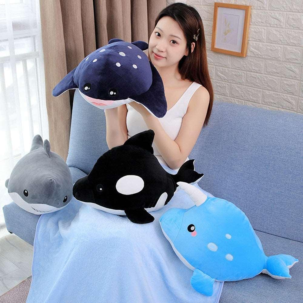 Aquatic Kawaii Sea Animal Plushies