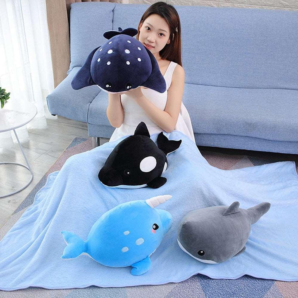 Aquatic Kawaii Sea Animal Plushies