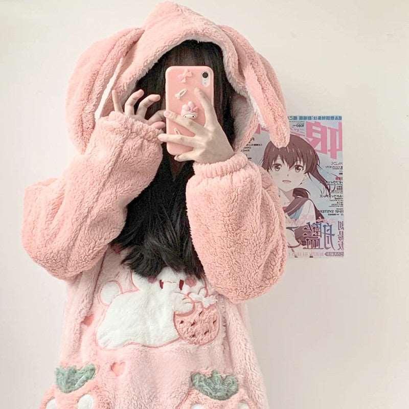 Binky's Strawberry Kawaii Pajamas