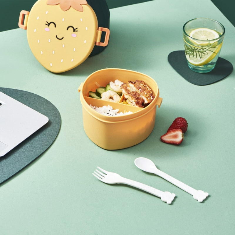 Creative Strawberry Bento Box Wakaii