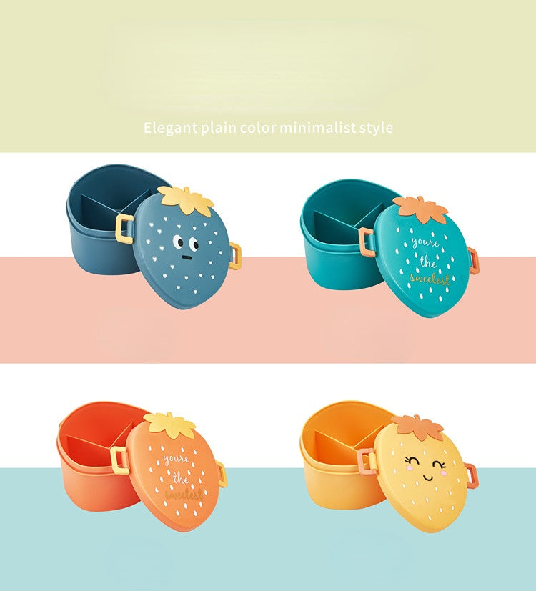 Creative Strawberry Bento Box Wakaii