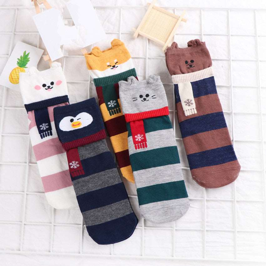 Cuddly Creatures Sock Collection Wakaii