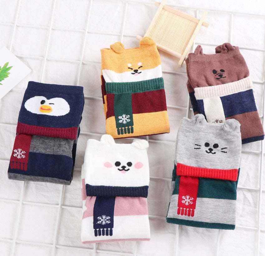 Cuddly Creatures Sock Collection Wakaii