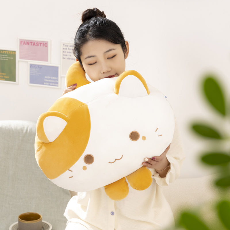 Cutie & Fluffy the Squishy Cat Pillow Plushies Wakaii