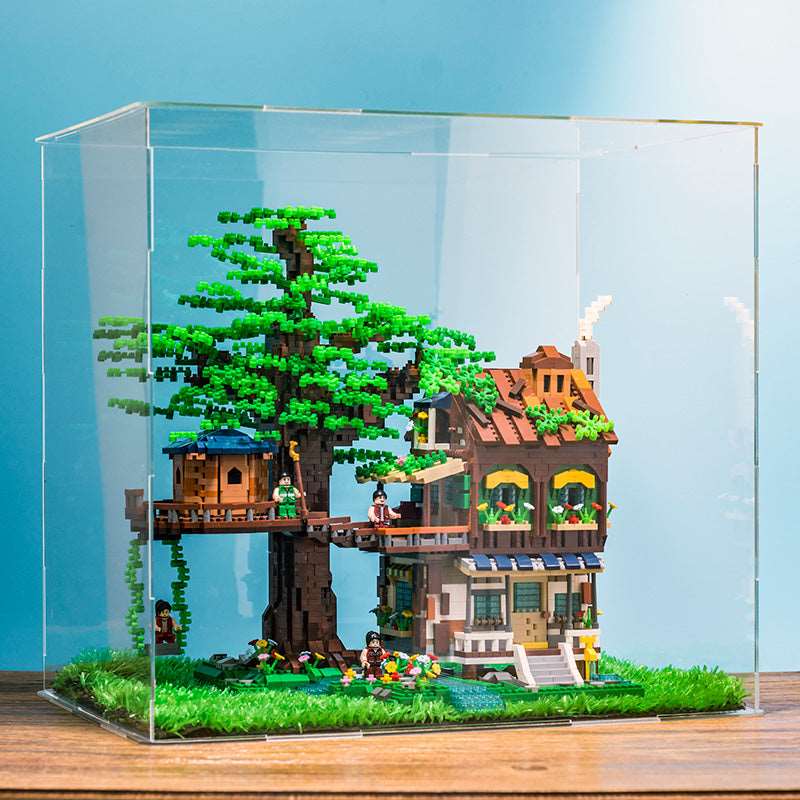 High Elf Tree House Puzzle Assembling Building Blocks Wakaii
