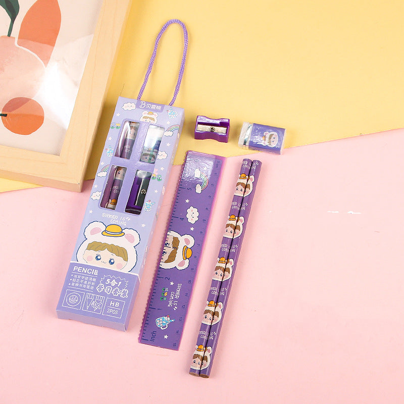 Fashion Personalized Portable Stationery Set Wakaii