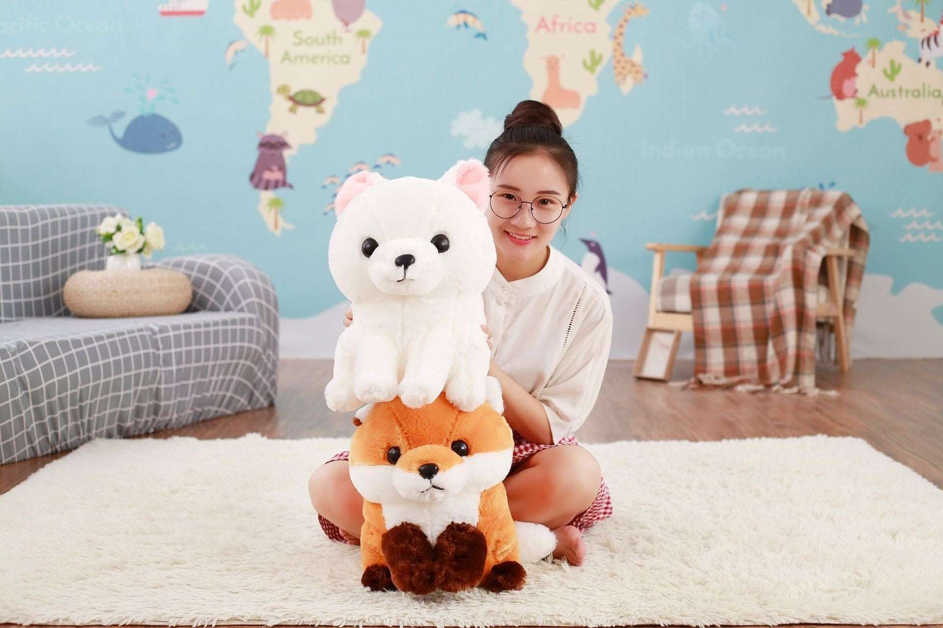 Felicity & Willow The Kawaii Fox Plushies Duo
