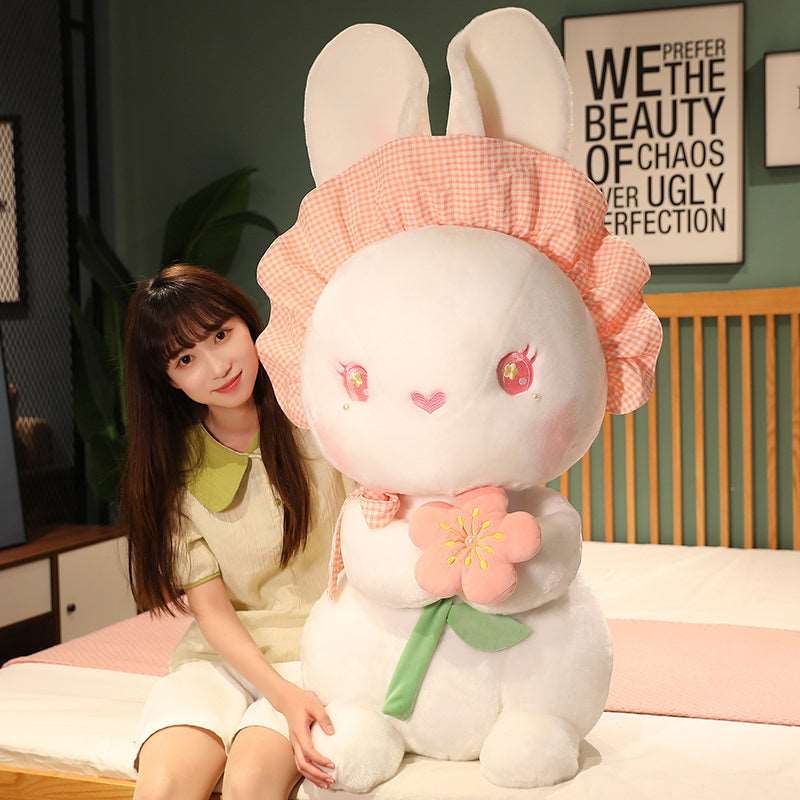 Fluffy the Kawaii Flower Bunny Plushie Wakaii