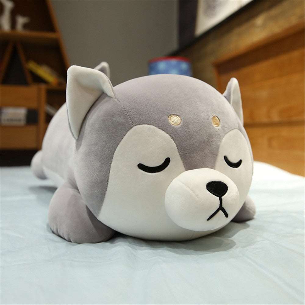 Frosty The Sleepy Husky Plushie Wakaii