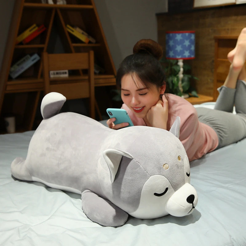 Frosty The Sleepy Husky Plushie Wakaii