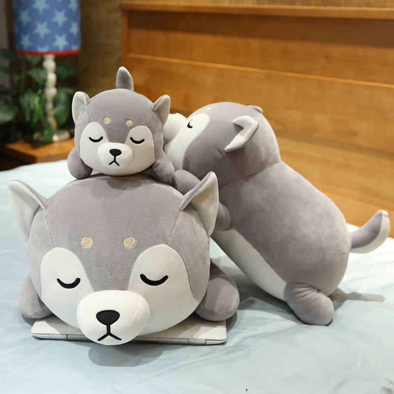 Frosty The Sleepy Husky Plushie Wakaii