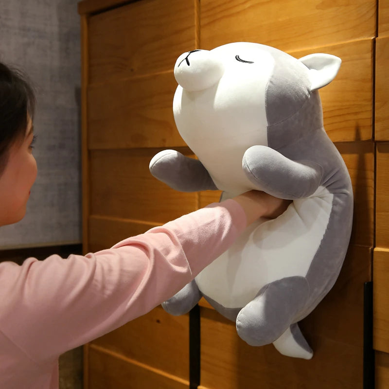 Frosty The Sleepy Husky Plushie Wakaii