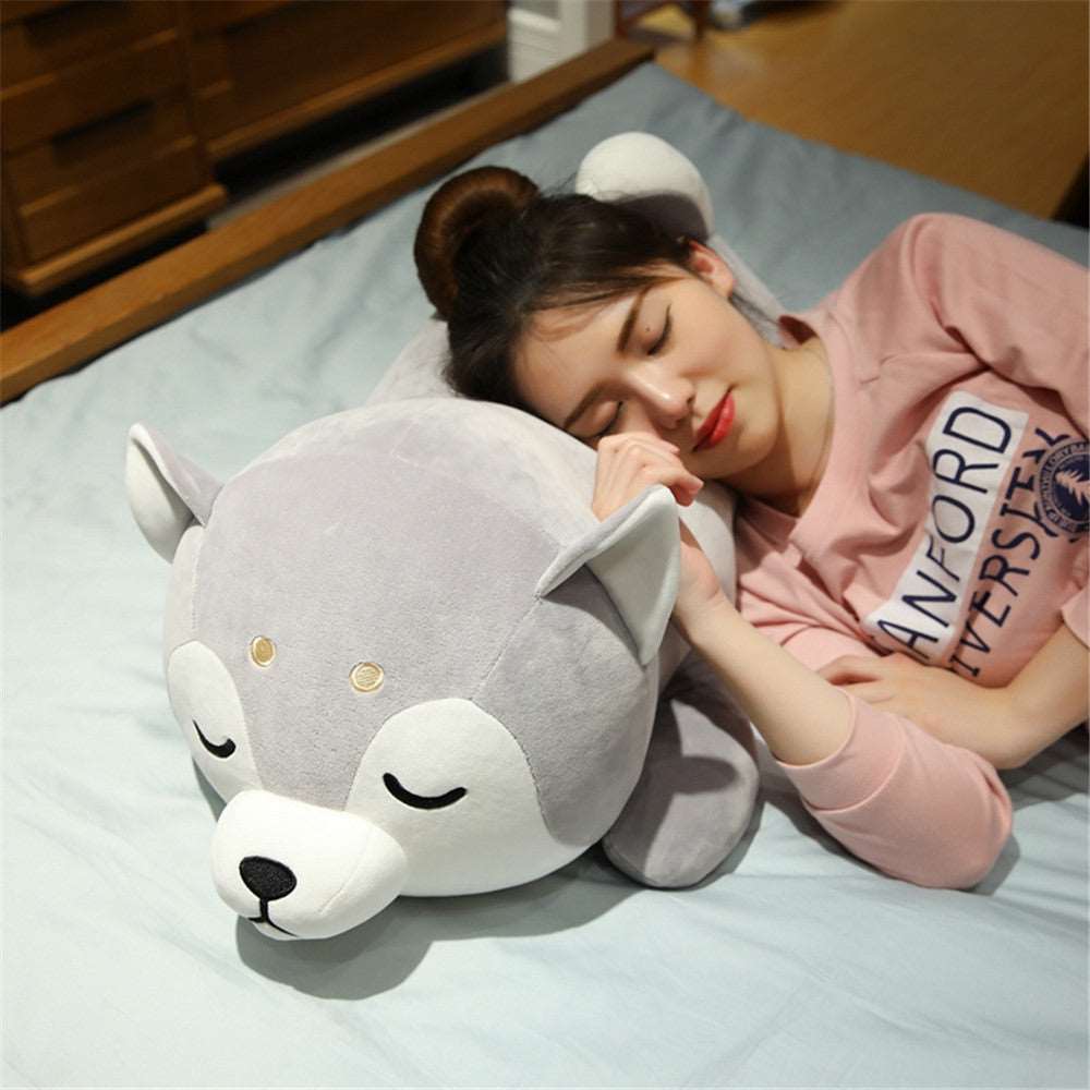 Frosty The Sleepy Husky Plushie Wakaii