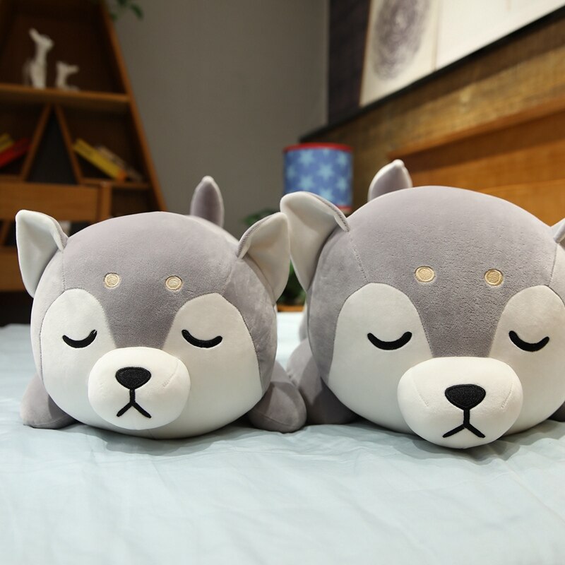 Frosty The Sleepy Husky Plushie Wakaii