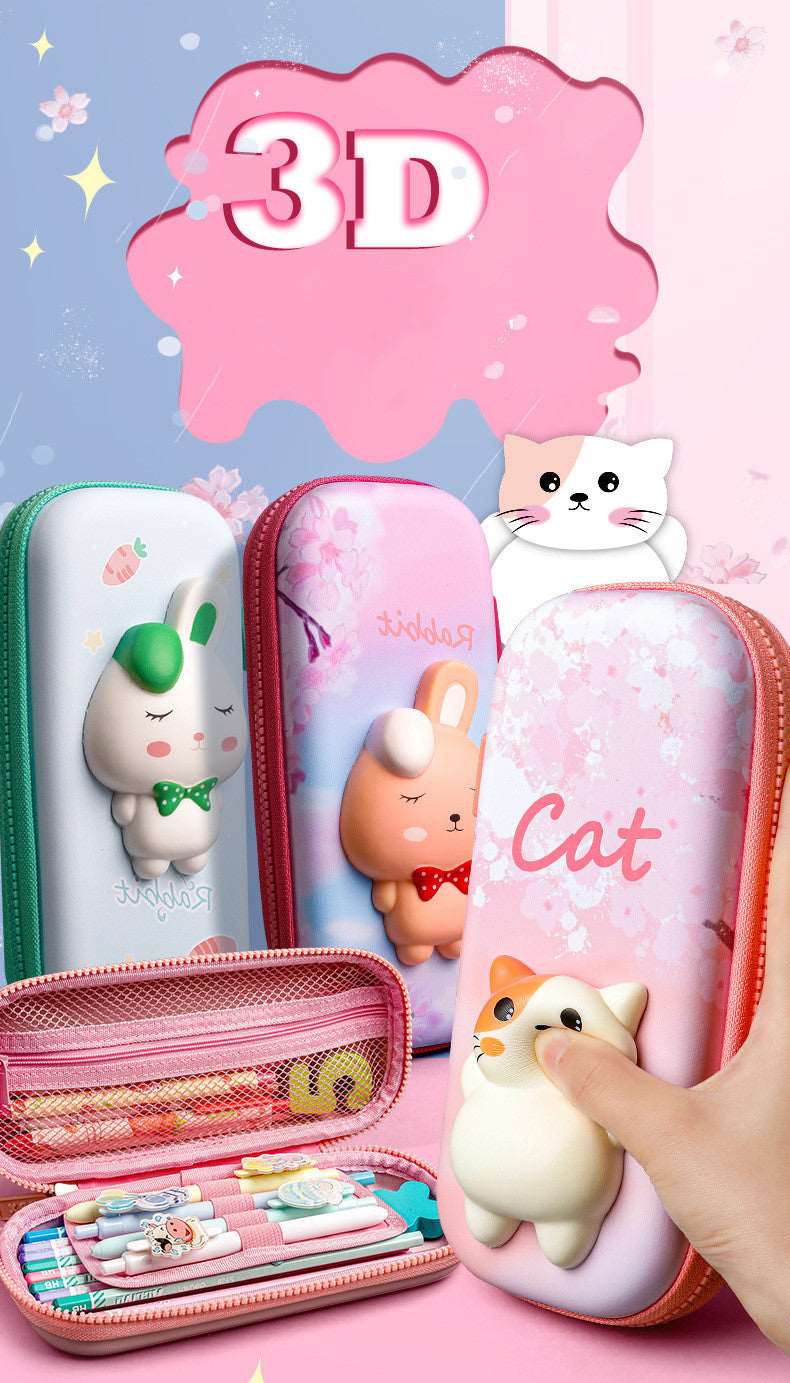 Kawaii 3D Pencil Case Collection Wakaii