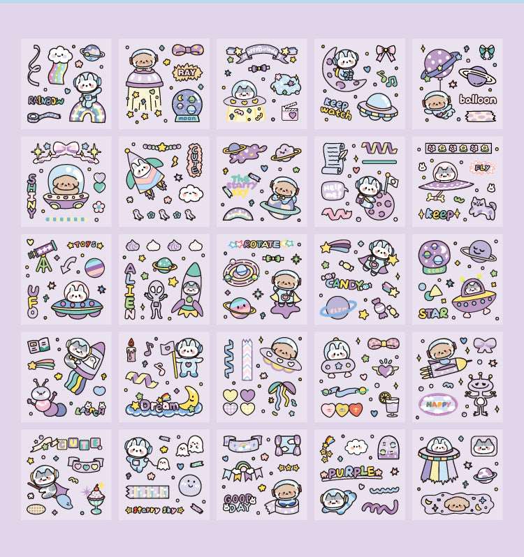 Kawaii Adventure Sticker Collection Wakaii